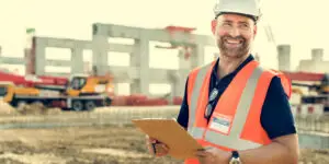 Architecture Construction Safety First Career Concept